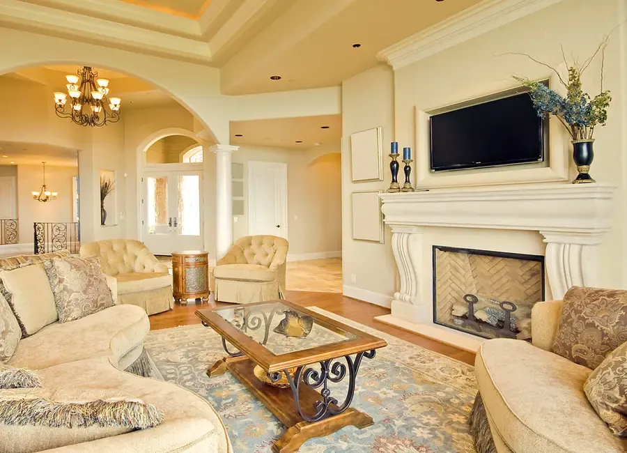 Refreshed master bedroom with a board-and-batten accent wall
